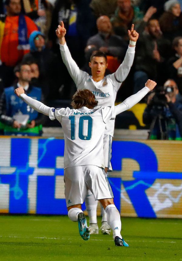 Die Zeiten als Ronaldo und Modric gemeinsam gejubelt haben, ist vorbei. Apa