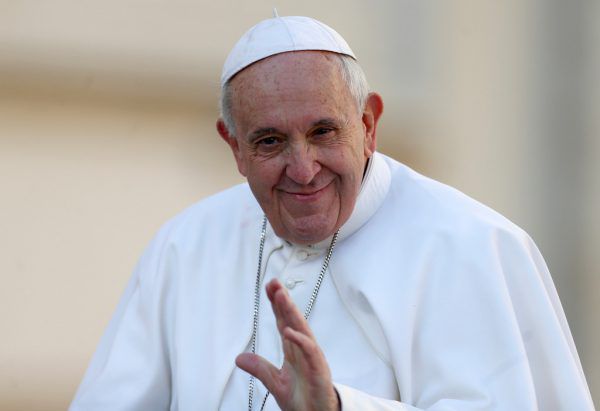 Der Papst empfing gestern die Teilnehmer einer internationalen Konferenz gegen Menschenhandel im Vatikan.  reuters