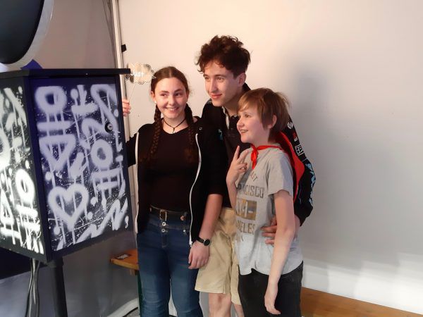 Die Fotobox war sehr beliebt. koje