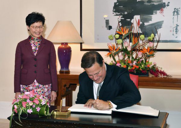 Erst kürzlich war Panamas Präsident Varela in Hongkong zu besuch.