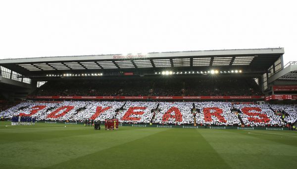 In Anfield wurde am Sonntag der 96 Toten von Hillsborough gedacht. AP