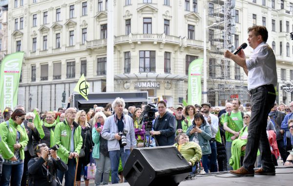 Werner Kogler, gestern in Wien. APA