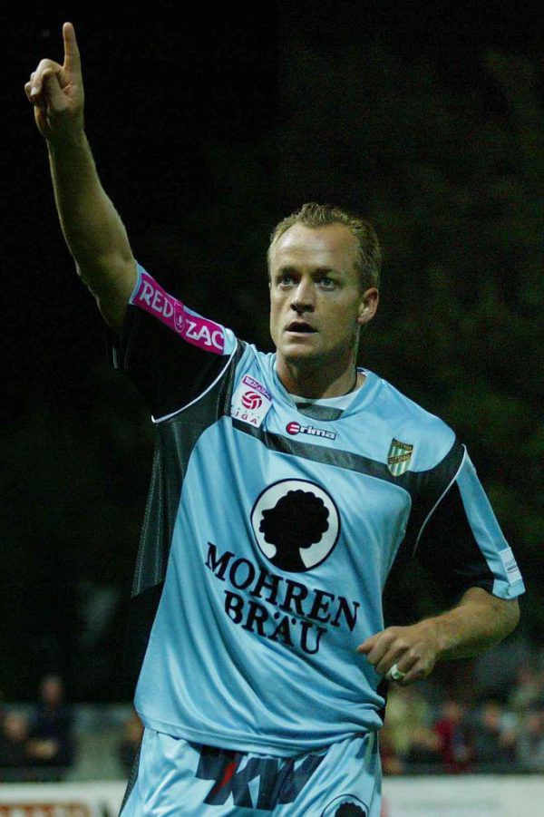 2004 traf Armin Hobel beim 3:0-Sieg von Austria Lustenau gegen die SV Ried. Archiv/Hofmeister