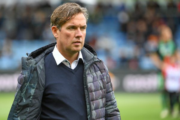 Alex Pastoor leistet in Altach gute Arbeit und macht Werbung für sich selbst. Gepa/Lerch