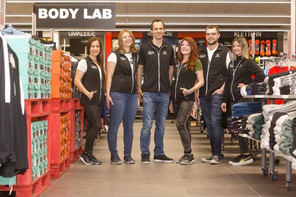Das Filialteam in Hohenems. Hervis