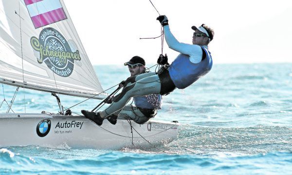 Das Medal Race begann mit einem Penalty für Bargehr/Mähr. © Gerolamo Acquarone