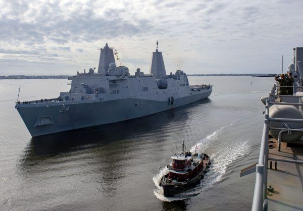 Die USA verlegen seit Wochen Kriegsschiffe in den Nahen Osten. APA