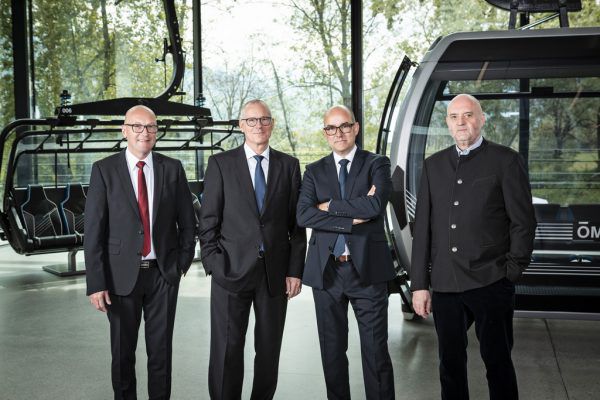 Hanno Ulmer, István Szalai, Thomas Pichler und Michael Doppelmayr (v.l.). Doppelmayr