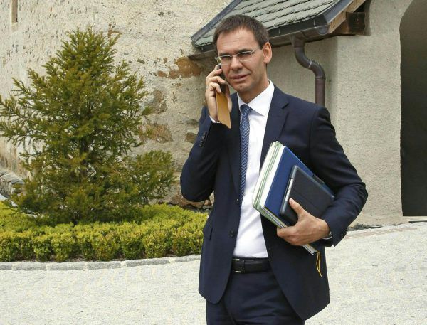 Markus Wallner bei der Landeshauptleutekonferenz. apa
