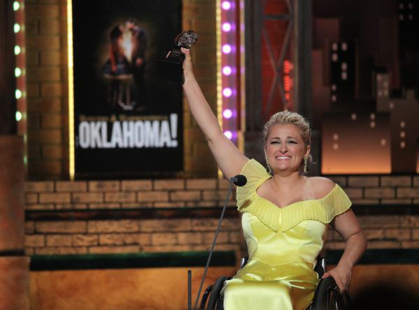 Ali Stroker wurde mit dem Tony ausgezeichnet. Reuters