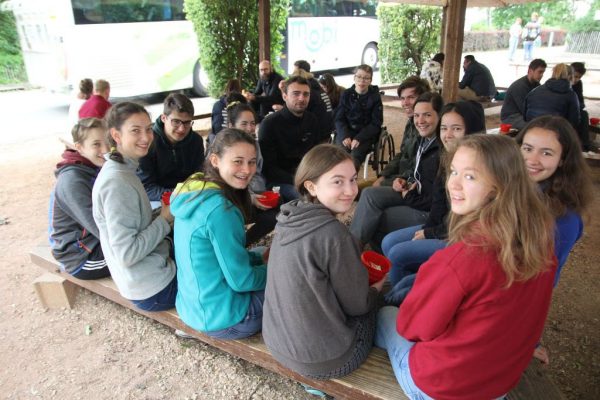 Die Jugendlichen hatten Spaß bei ihrer Reise. Junge Kirche Vorarlberg