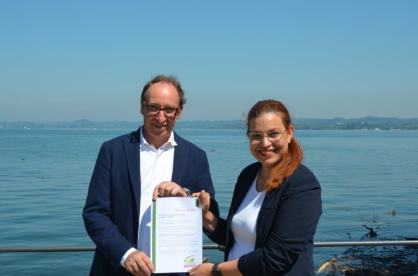Grünen-Chef Johannes Rauch und Ländle-Spitzenkandidatin Nina Tomaselli. Grüne
