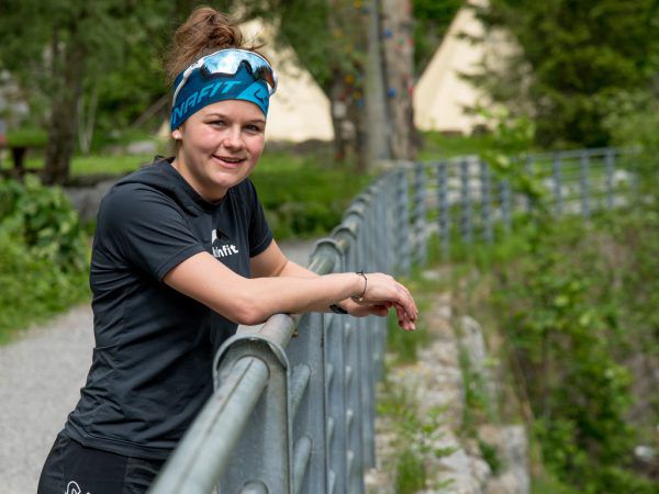 Johanna Raid blickt den Qualen der outdoortrophy freudig entgegen. Oliver Lerch