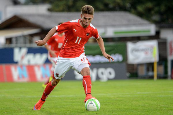 Maurice Mathis hat 20 Länderspiele für die ÖFB-Juniorennationalteams bestritten. Gepa,  Philipp Steurer (5)
