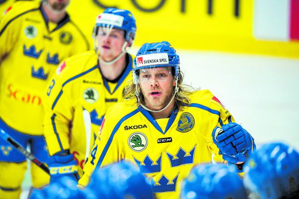 Olle Liss – 2018 im Dress der Schweden. Jetzt wechselt er zu den Bulldogs.Svenska Ishockeyförbundet