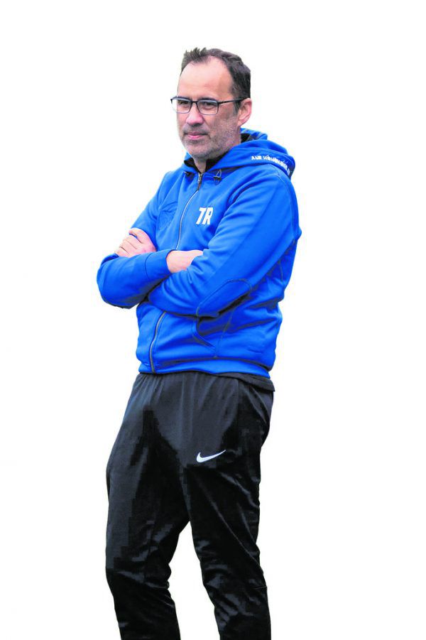 Peter Jakubec fordert sein Team auf, an die Grenze zu gehen. Stiplovsek