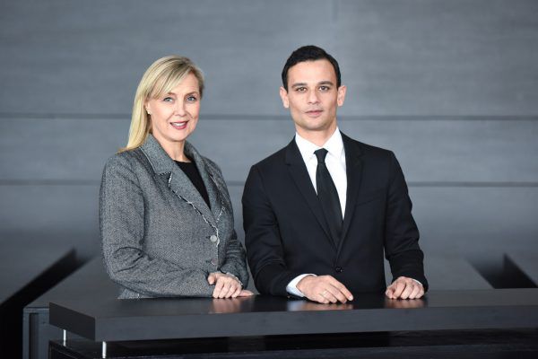 Projektleiterin Petra Fiel und künstlerischer Leiter Aram Haus. Udo Mittelberger