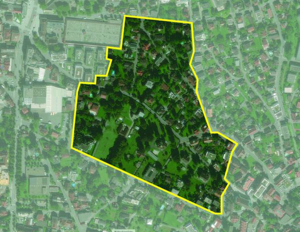 Um dieses Gebiet in Dornbirn geht es. Stadt Dornbirn