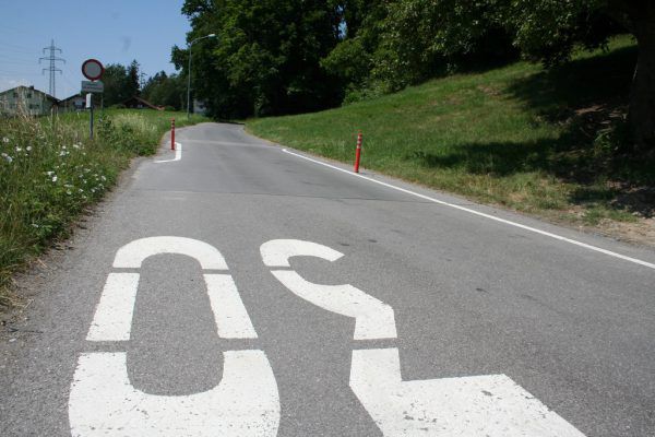 Erste Maßnahmen für eine unattraktive Streckenführung wurden umgesetzt. Stadt Feldkirch