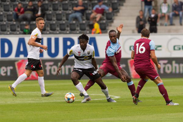 Ousmane Diakité war der auffälligste Altacher. Stiplovsek