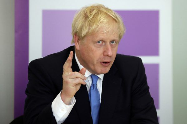 Boris Johnsonstartet Brexit-Offensive. ap