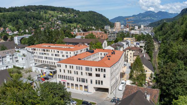 Das Quartier am Jahnplatz in Feldkirch befindet sich kurz vor der Fertigstellung. Oliver lerch