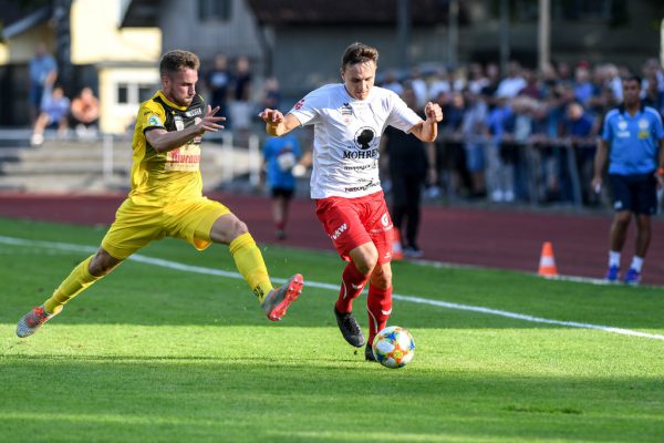Lukas Fridrikas (r.) traf gegen Amstetten und gegen Kapfenberg. Gepa/Lerch
