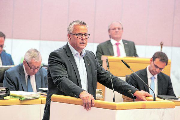 ÖVP-Klub­obmann Roland Frühstück zieht eine positive Bilanz über die vergangenen fünf Jahre.Archiv/Hartinger