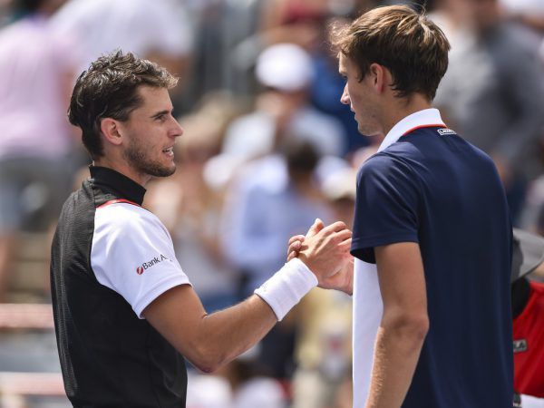 Thiem gratulierte seinem deutlich überlegenen Gegner. APA