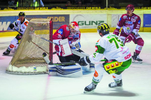 EHC-Kapitän Max Wilfan erzielte gestern einen Treffer. Dietmar Stiplovsek