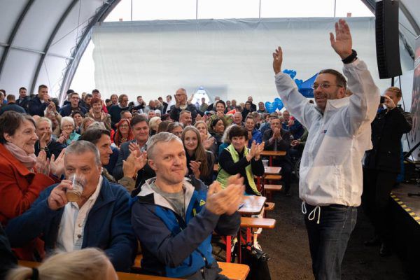 Herbert Kickl beim FPÖ-Familienfest. FPÖ