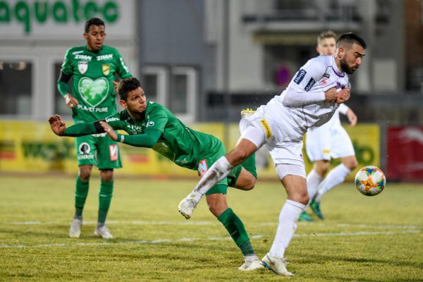 Im letzten Duell der beiden Austrianer gab es ein 1:1-Unentschieden in Lustenau. Christian Werner (unten) wird heute Tamas Tiefenbach auf der Bank unterstützen. gepa/lerch (2)
