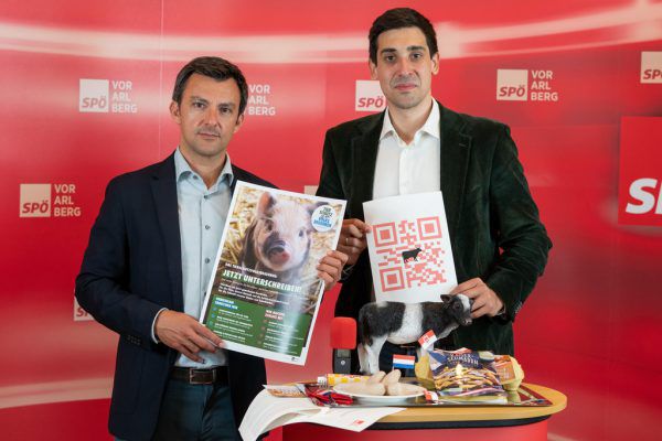 Staudinger und Bohrn Mena bei der heutigen Pressekonferenz. Riepler