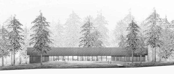 Visualisierung des Siegerprojekts. Cukrowicz Nachbaur Architekten