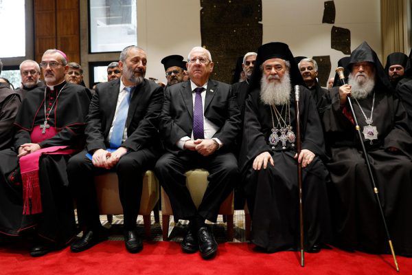 Der Patriarch von Jerusalem, Theophilos III. AFP/GALI TIBBON