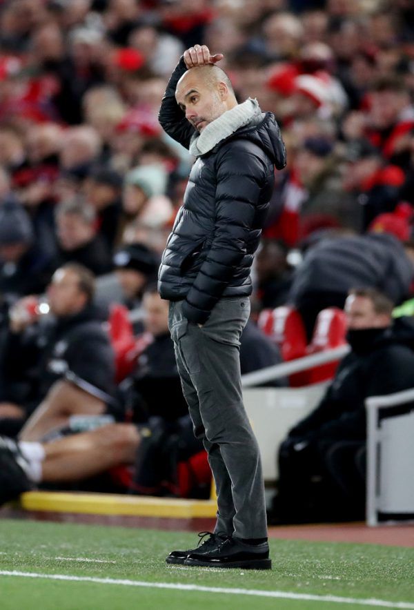 Liverpool siegte verdient, Guardiola (oben) ärgerte sich über den Schiedsrichter. Reuters (2)