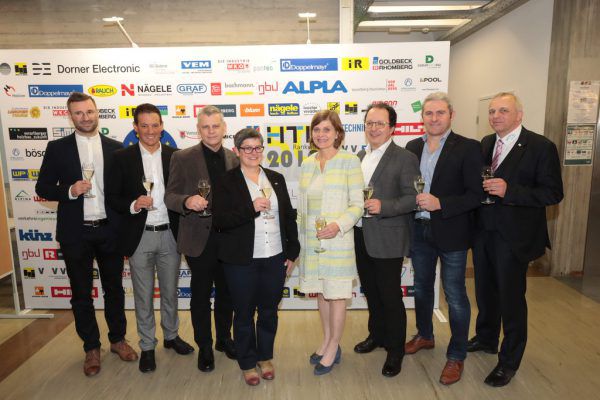Mathias Nenning, Robert Kathan, Dietmar Walser, Dir. Judith Zeiner, LR Barbara Schöbi-Fink, Martin Pfanner, Ludwig Netzer und Hans Riedmann (v.l.). Meusburger (7)