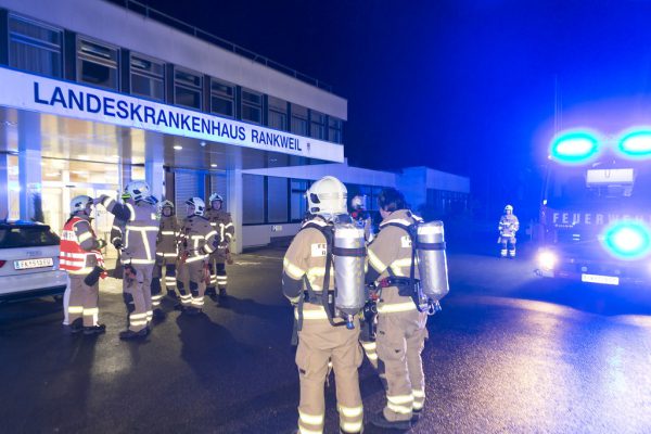 Der Brand brach im Erdgeschoss aus. Vorarlberger Krankenhaus-Betriebsges.m.b.H.
