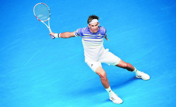 Dominic Thiem musste in der zweiten Runde über fünf Sätze gehen. GEPA