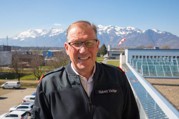 Feuerwehr-Chef Hubert Vetter. Hartinger