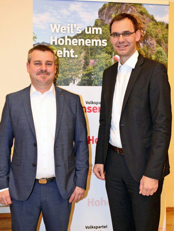 Spitzenkandidat Gerhard Stoppel. VP Hohenems