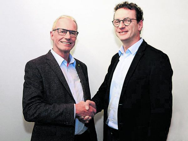 Gottfried Brändle und Nachfolger Markus Giesinger. Markus Sandholzer