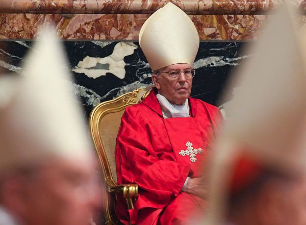Kardinal Giovanni Battista Re. Tiziana FABI /AFP