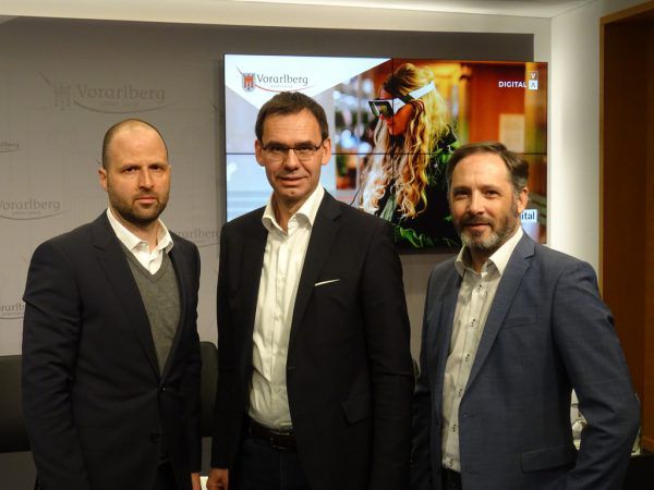 Landesrat Marco Tittler (l.) und Landeshauptmann Markus Wallner. VLK
