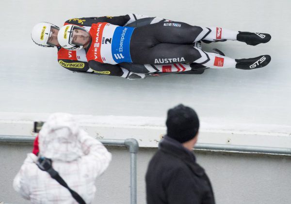 Zwei Medaillen für Lorenz Koller (unten) und Thomas Steu (oben). AP