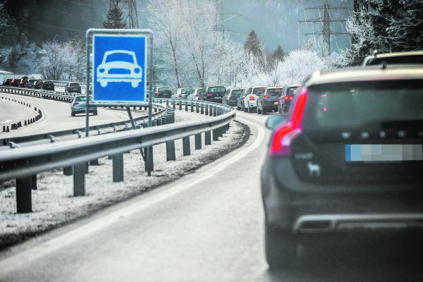 Auch diese Saison staute es zur Hauptreisezeit. Philipp Steurer