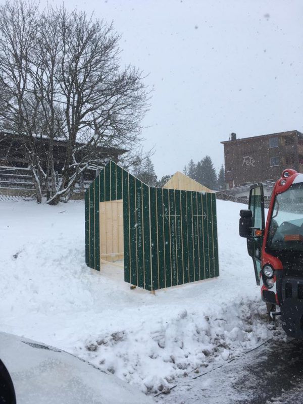 Die Hütte auf dem Bödele.   Stadt Dornbirn