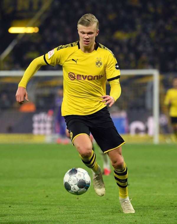 Erling Haaland erzielte auch gegen Frankfurt einen Treffer. apa