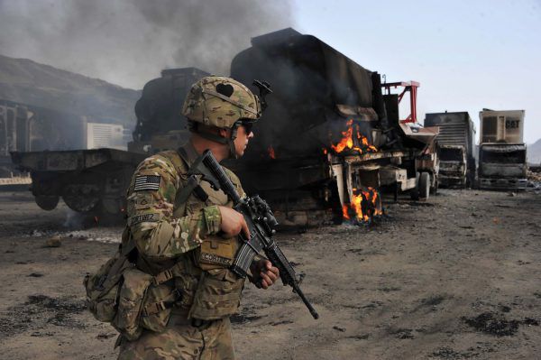 Gewalt ist in Afghanistan beinahe allgegenwärtig. AFP