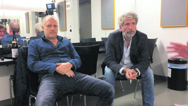 Sinnieren über vergangene Abenteuer: Grissemann und Stermann.  Hartinger